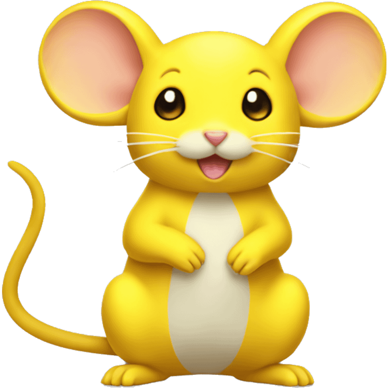 Yellow Electric Mouse Pokémon emoji