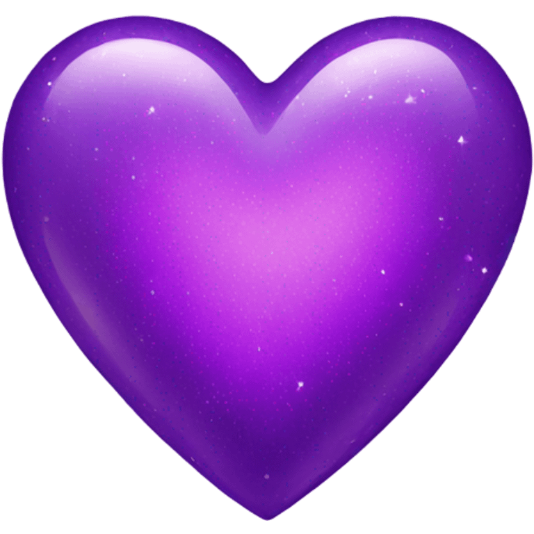 Sparkling Purple Heart  emoji