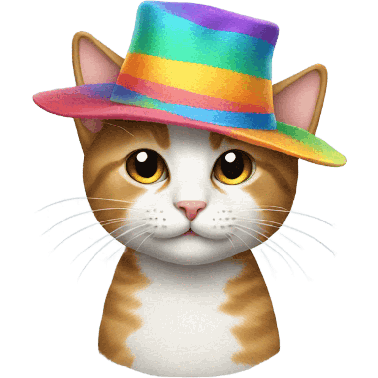 cat wearing hat  emoji