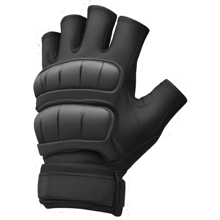 fingerless tactical glove emoji