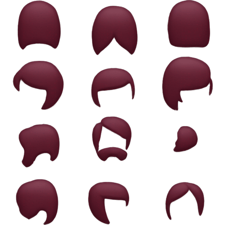 Burgundy colour emoji