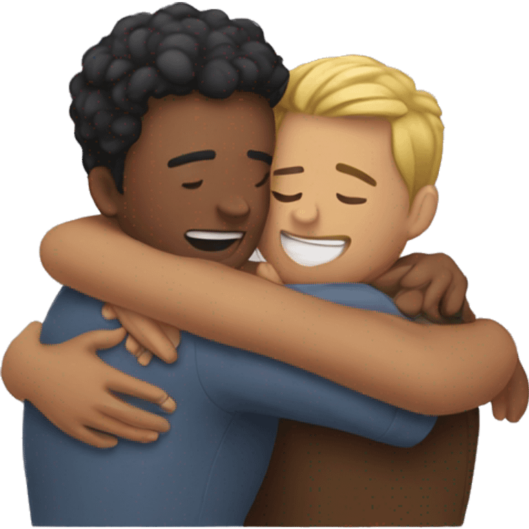 best friends hugging  emoji