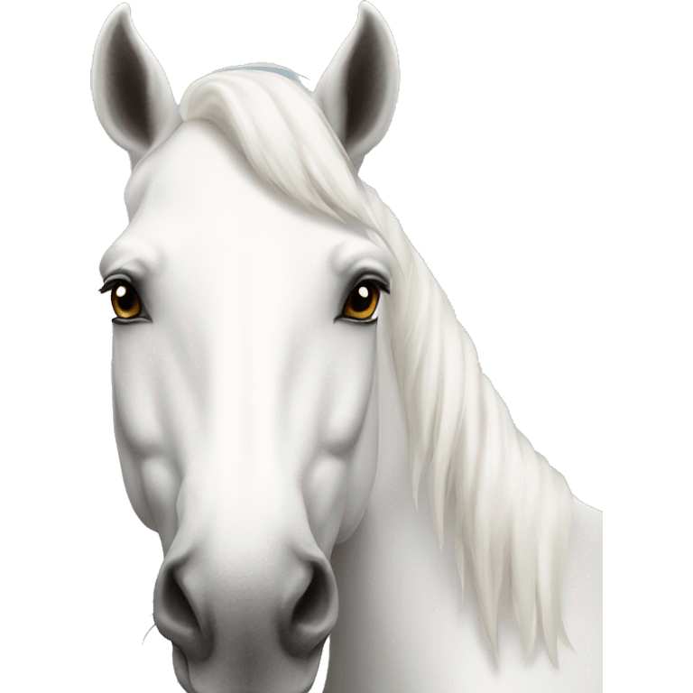 White horse emoji