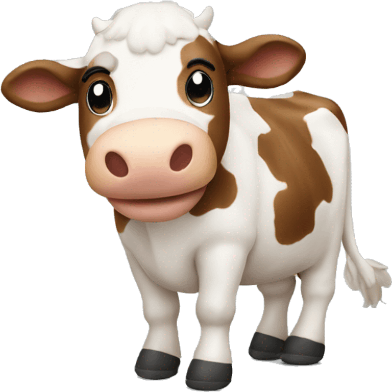 Cow stuffed animal emoji