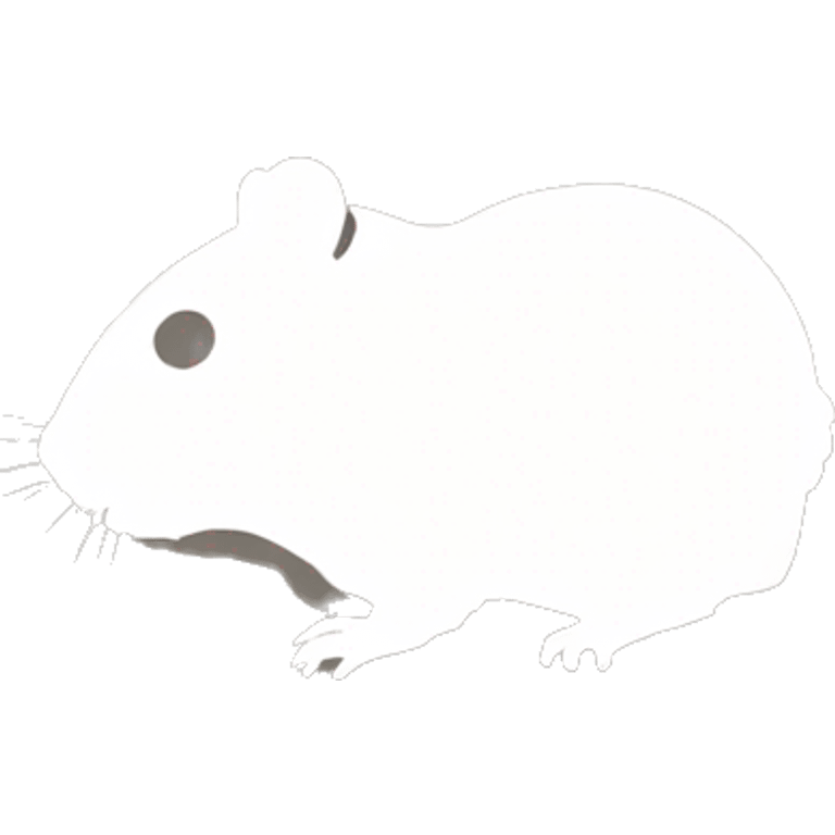 hamster silhouette emoji