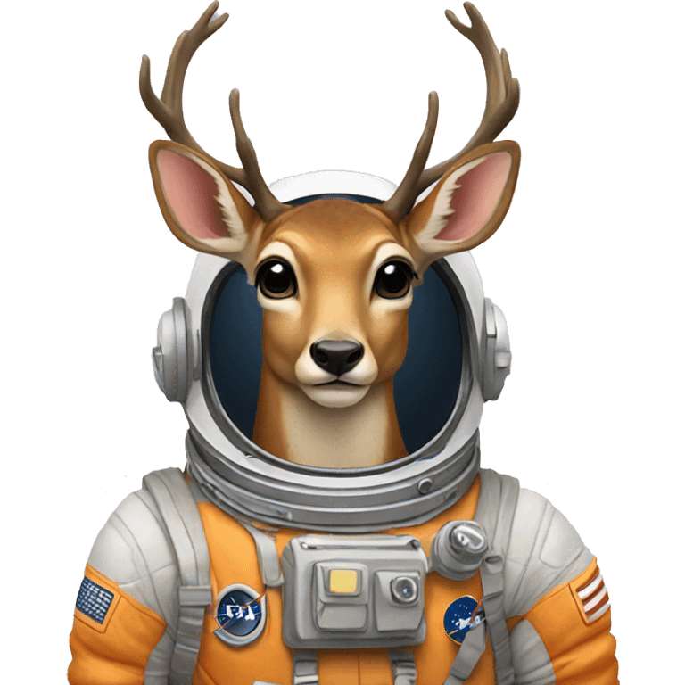 deer astronaut emoji