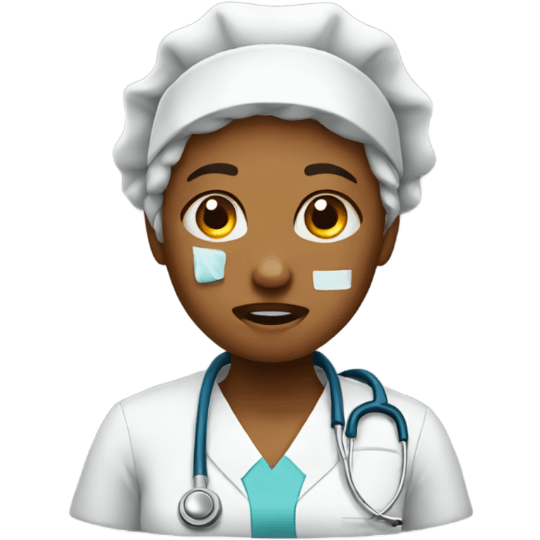 Nurse crying  emoji