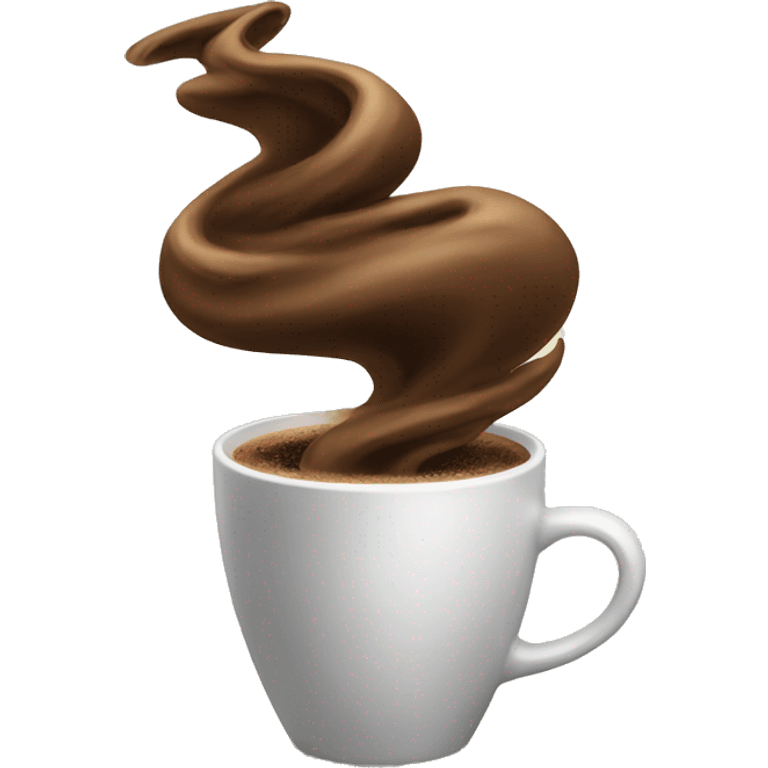 Coffee tornado emoji