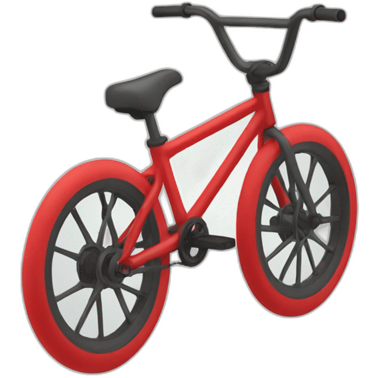 Red bmx emoji