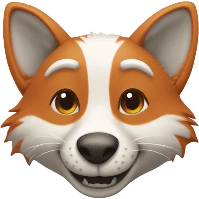 Renard furry en diable  emoji