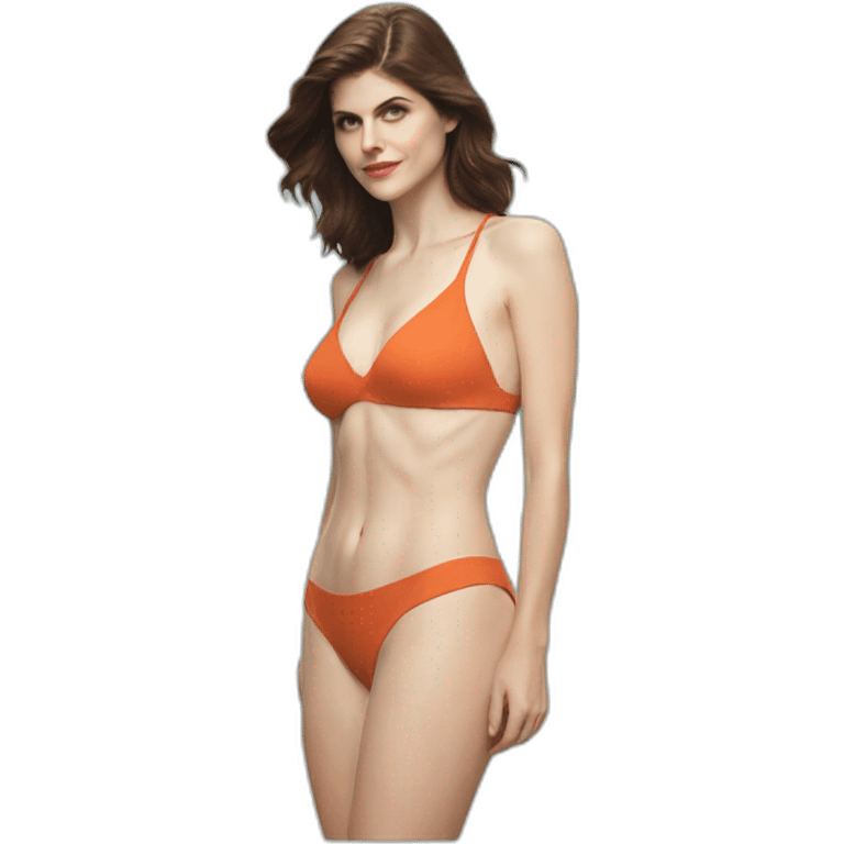 alexandra daddario bikini emoji