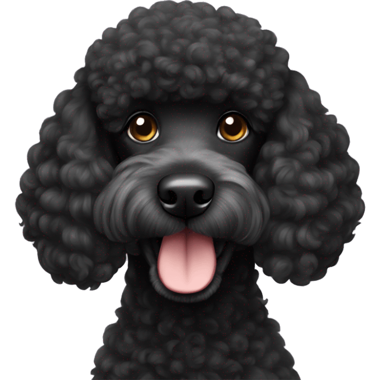 black poodle emoji