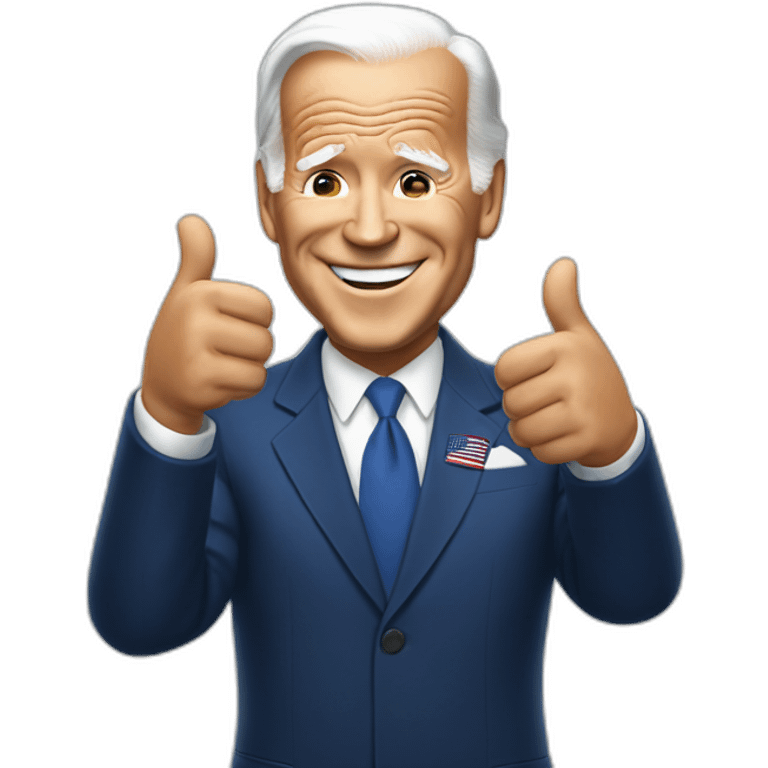 joe biden thumbs up emoji