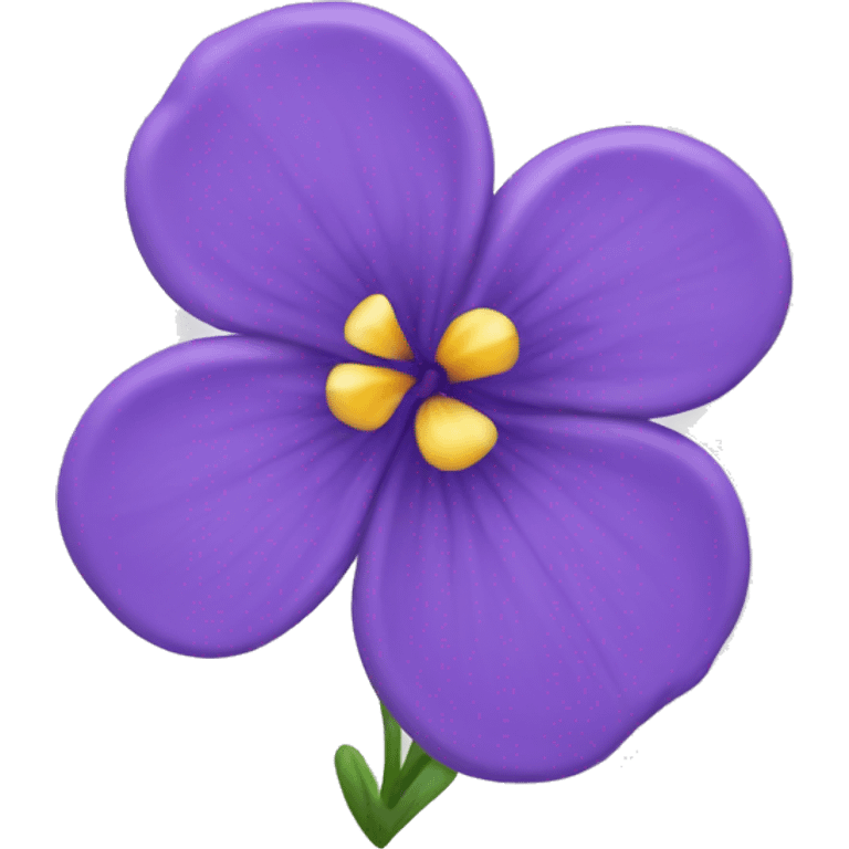 violet flower  emoji