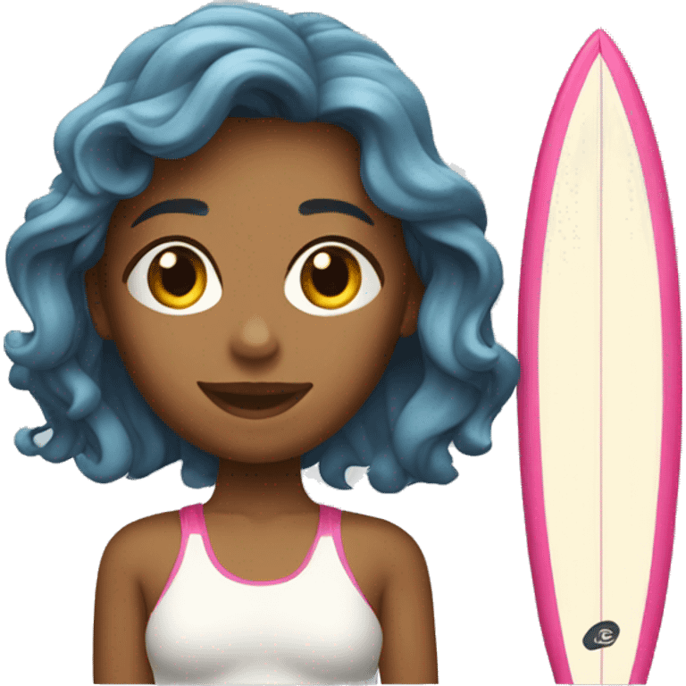 surfeuse peau matte emoji