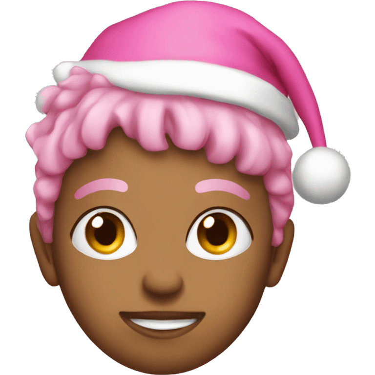 pink christmas emoji