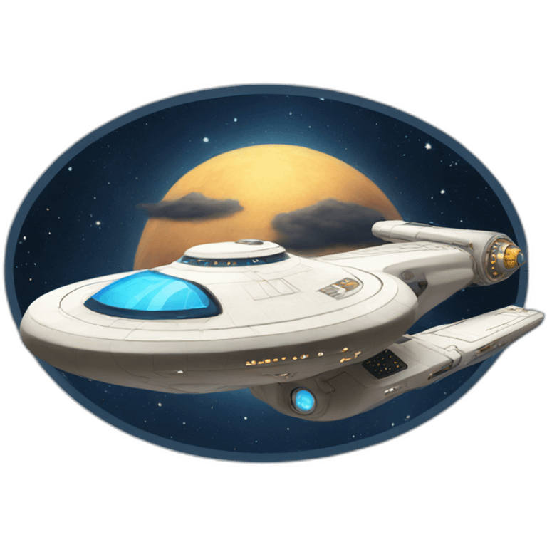 starship enterprise emoji