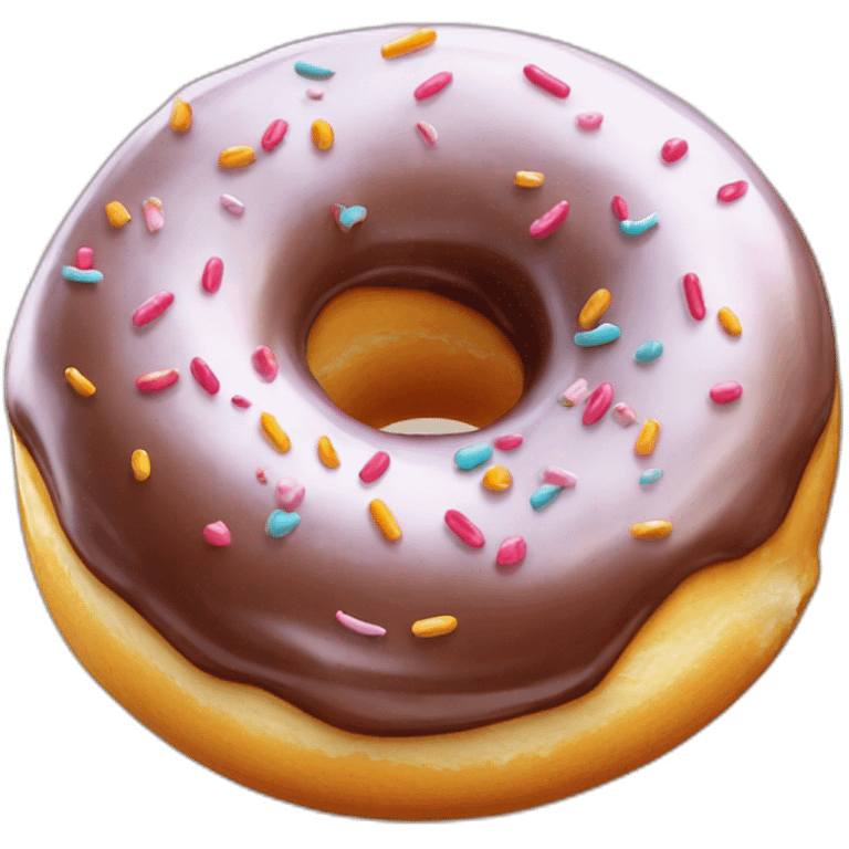 donut sucré au sucre emoji