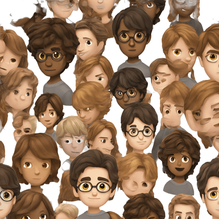 Harry Potter brown hair  emoji