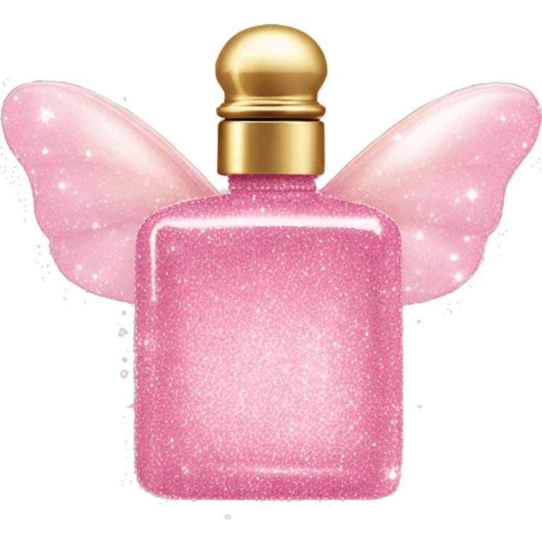 Fairy light pink perfume glitter emoji