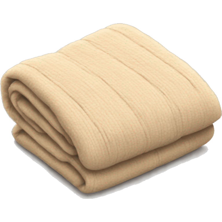 cozy beige blanket emoji