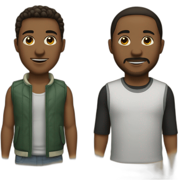 Mertol and Jordan emoji