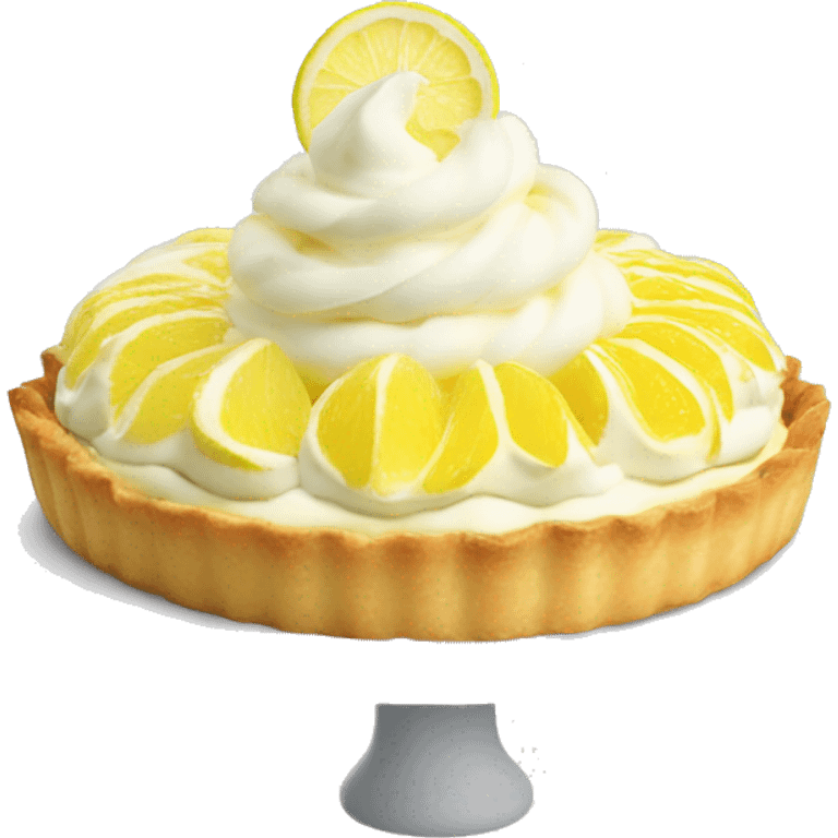 Tarte citron meringuée  emoji