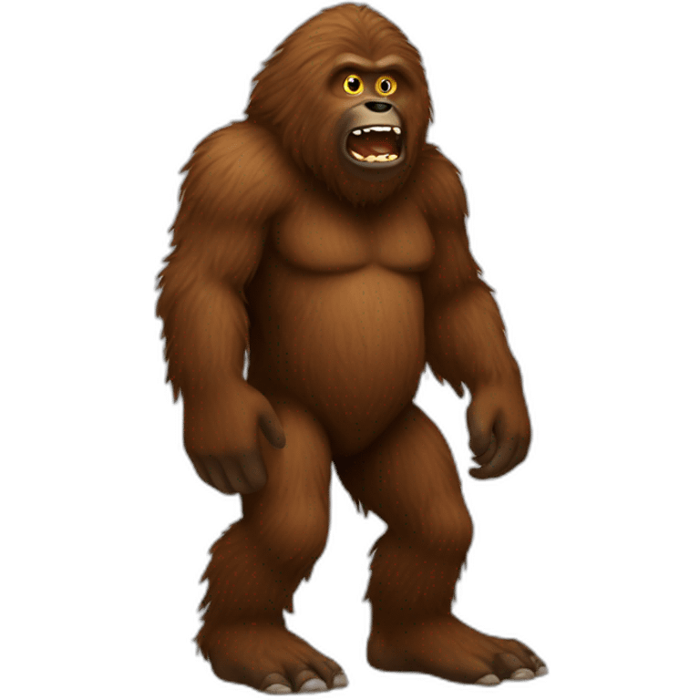 Bigfoot emoji