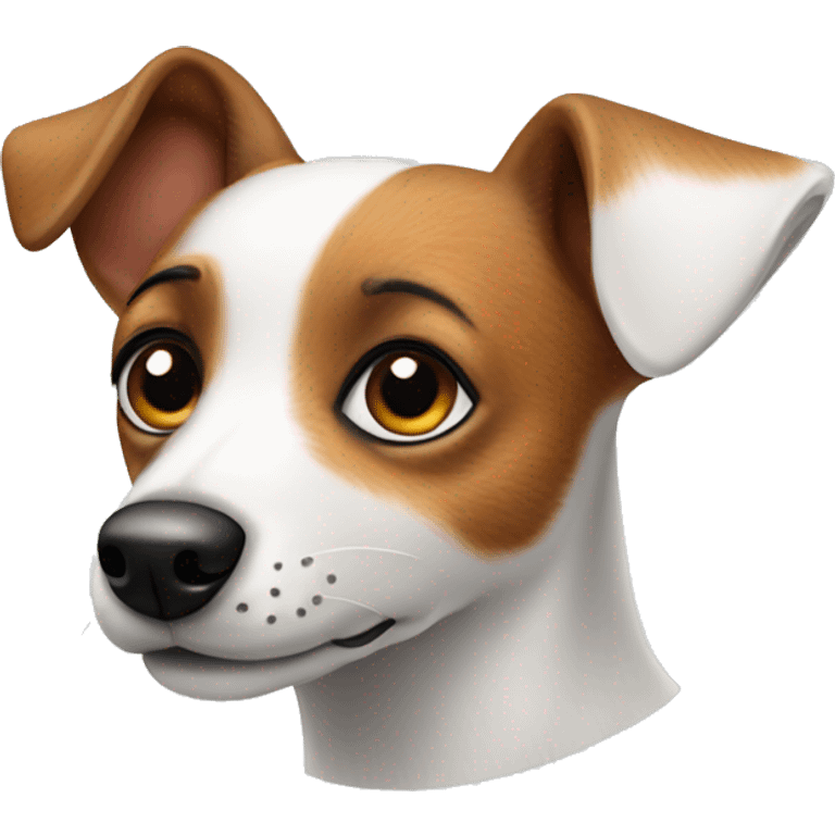 small jack russell dog  emoji