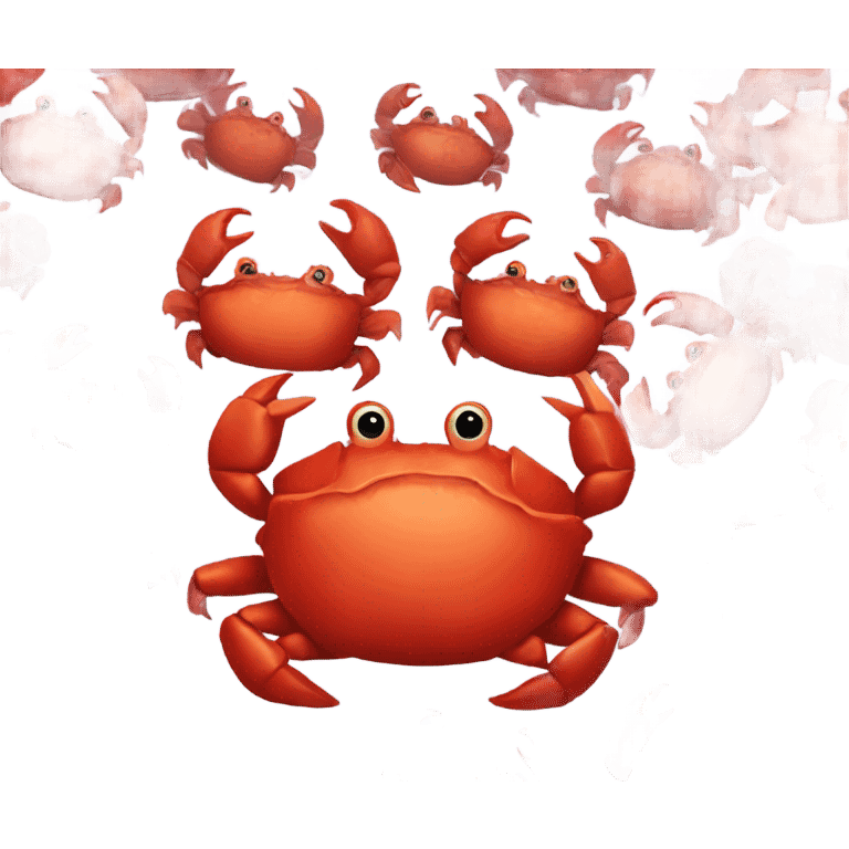 2 crabs kissing emoji