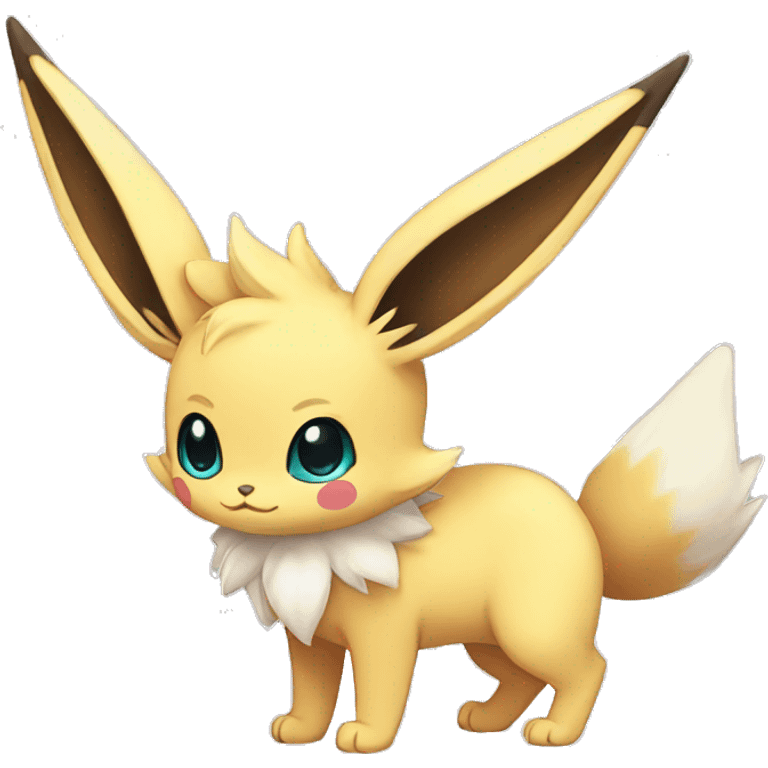 Kawaii Eeveelution-Cute-Pokémon-fusion full body emoji