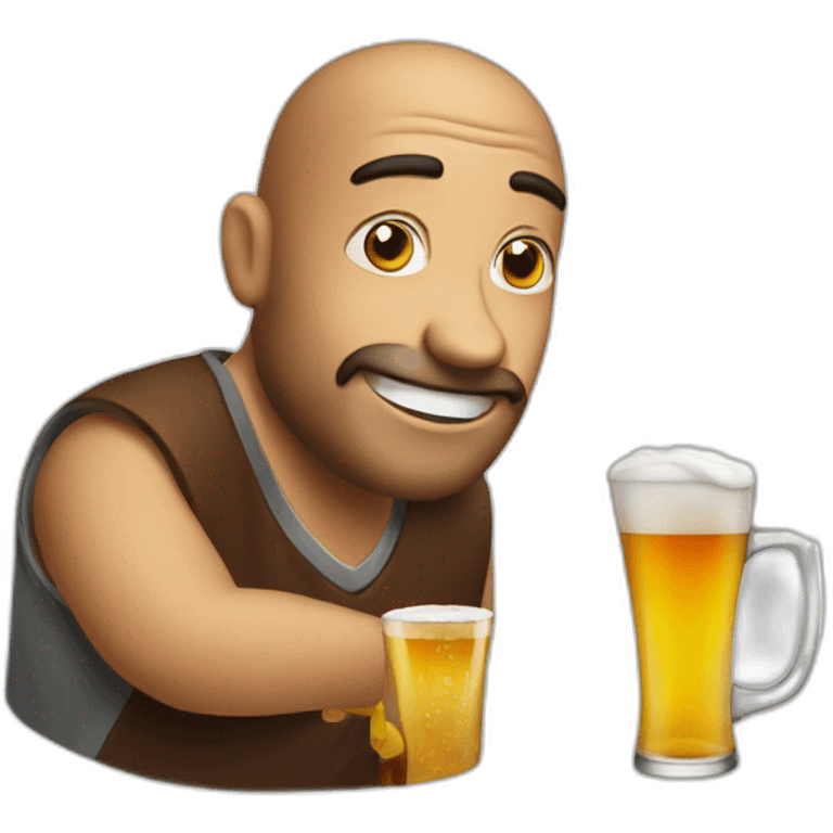 mr room drink beer emoji