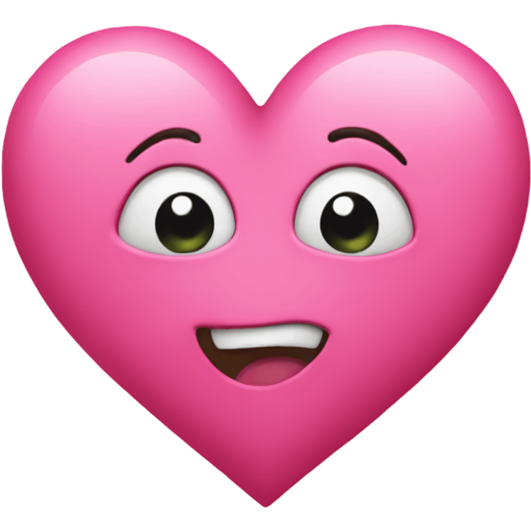 Pink heart  emoji