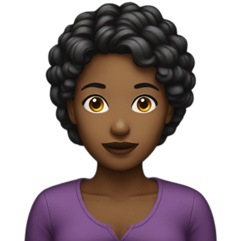 Femme black  emoji