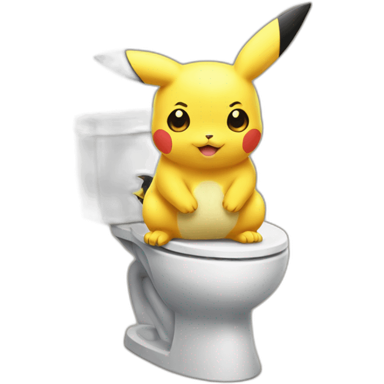 Pikatchu toilette emoji