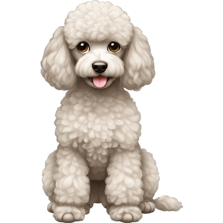 poodle vector emoji