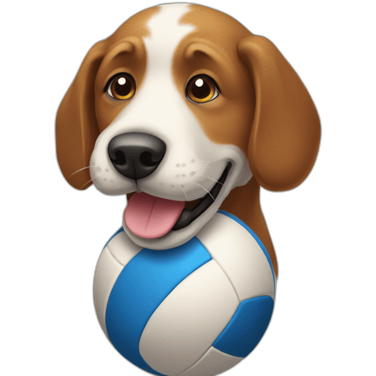 dog-playing-volleyball-setting emoji