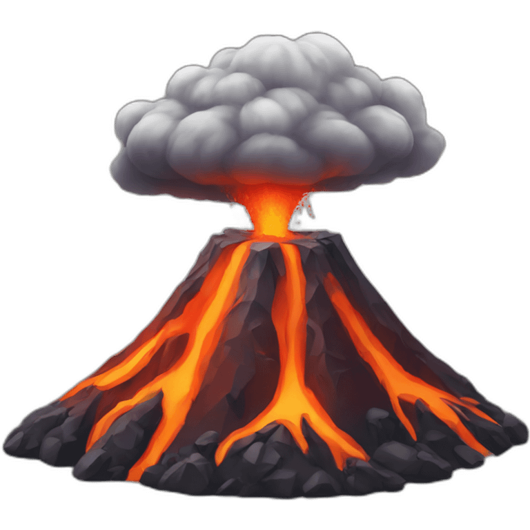 volcano emoji