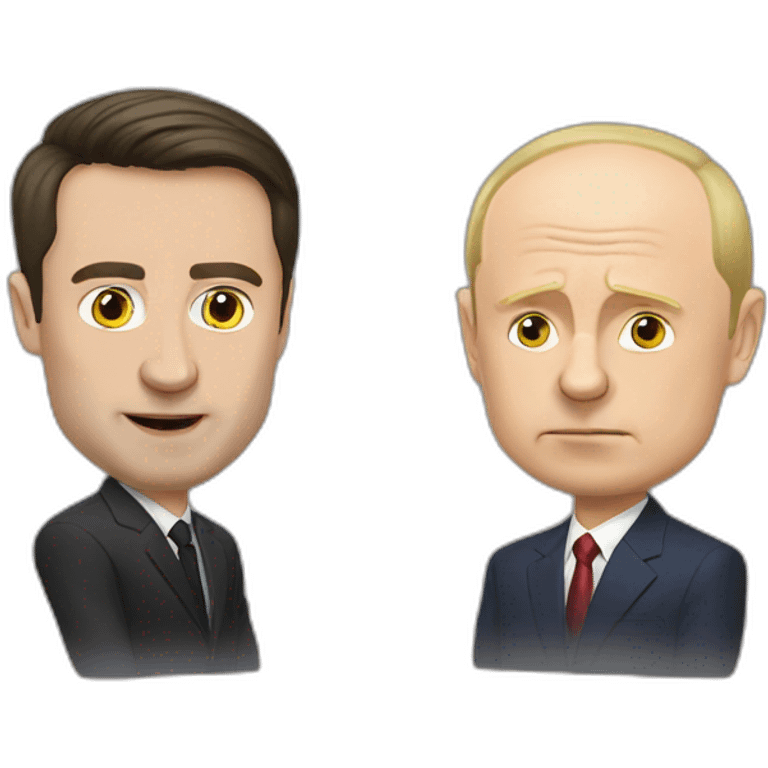 putin vs zelensky emoji