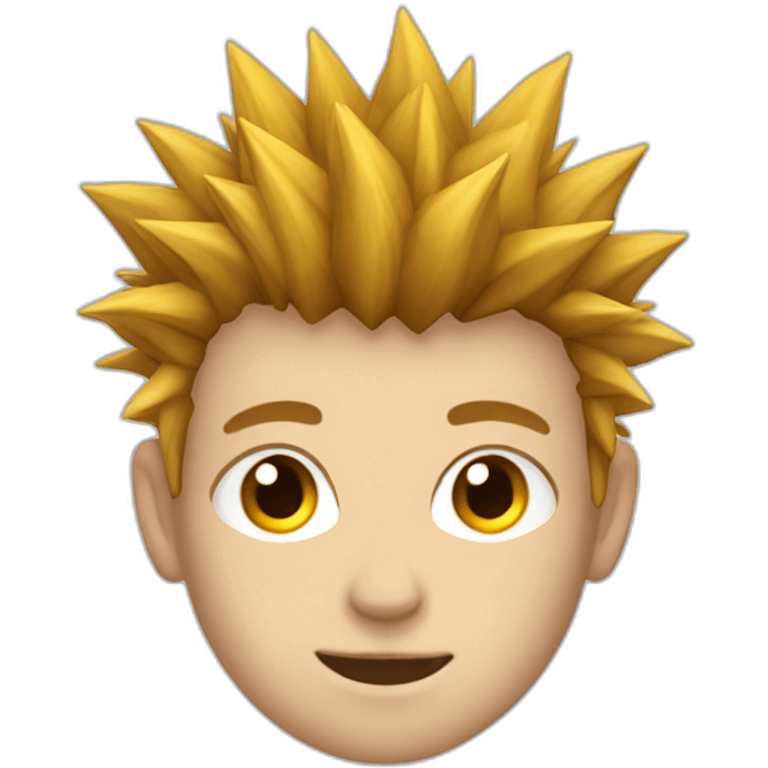 teenage boy with spiky hair and average built emoji