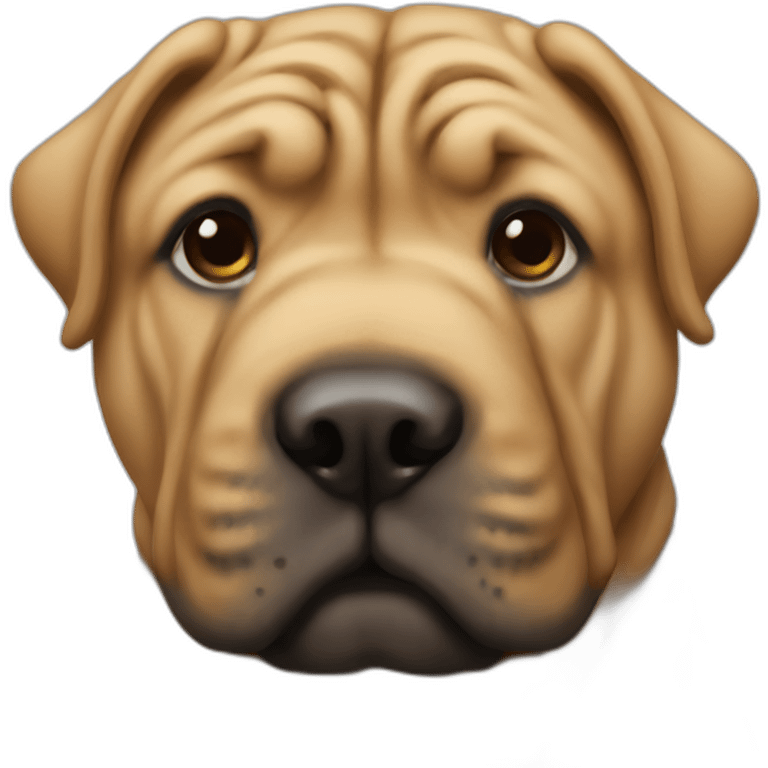 sharpei dog emoji