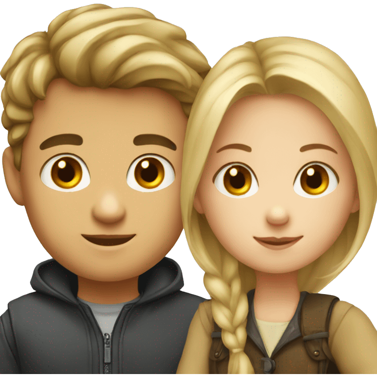 Russian girl and German boy together  emoji