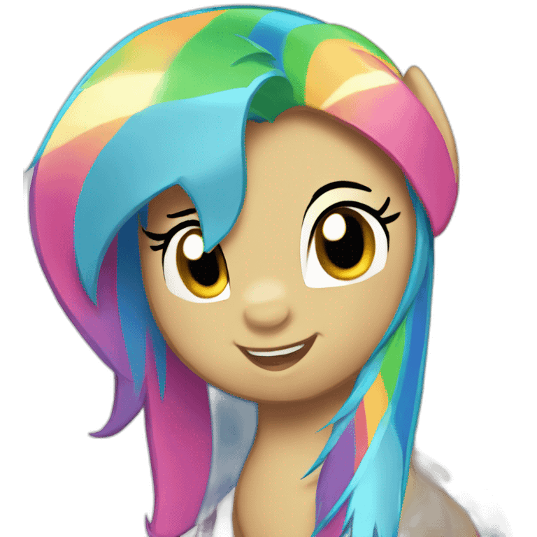 Rainbow dash emoji