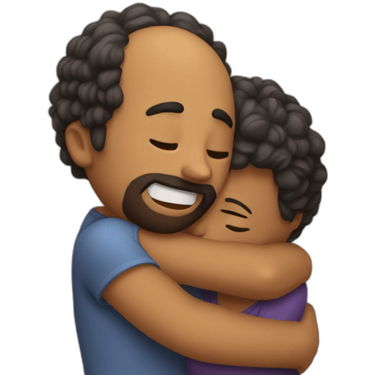 Hug relationship emoji