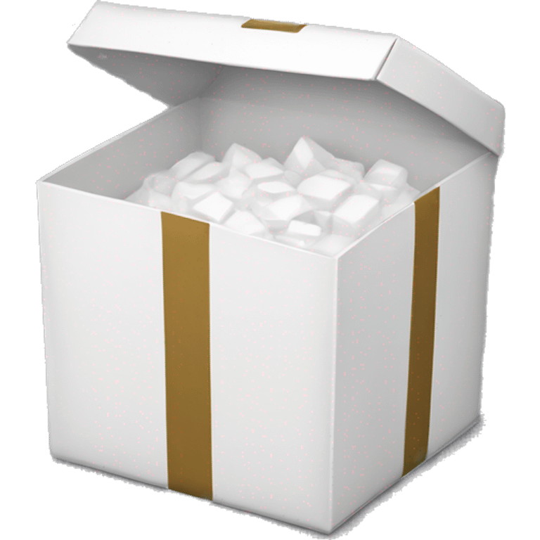 White surprise box emoji