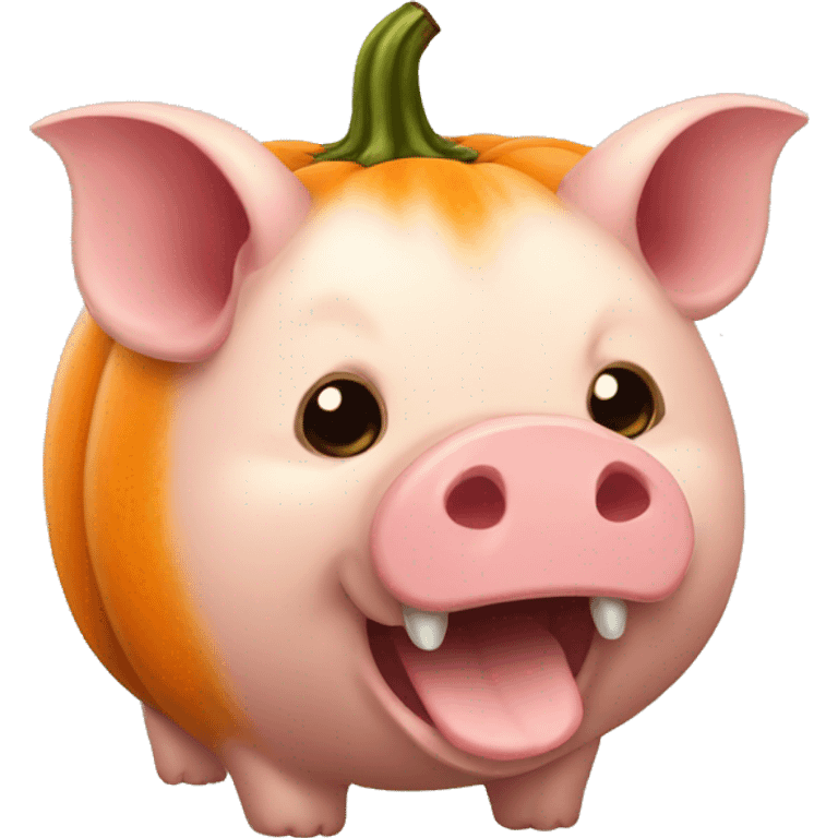 Calabaza cerdito emoji