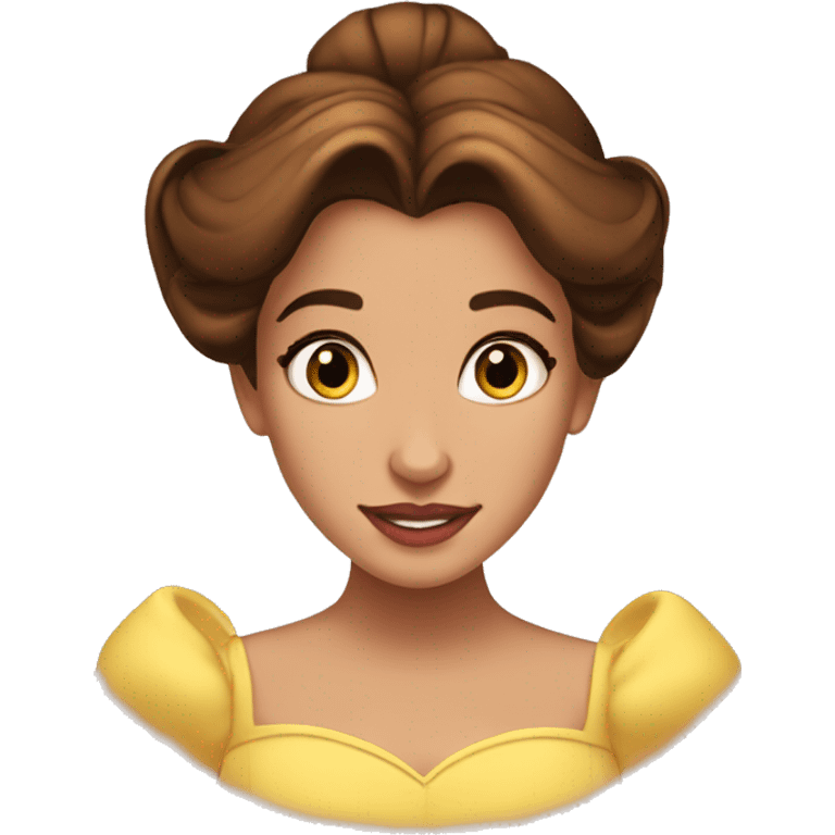 beauty and the beast belle emoji