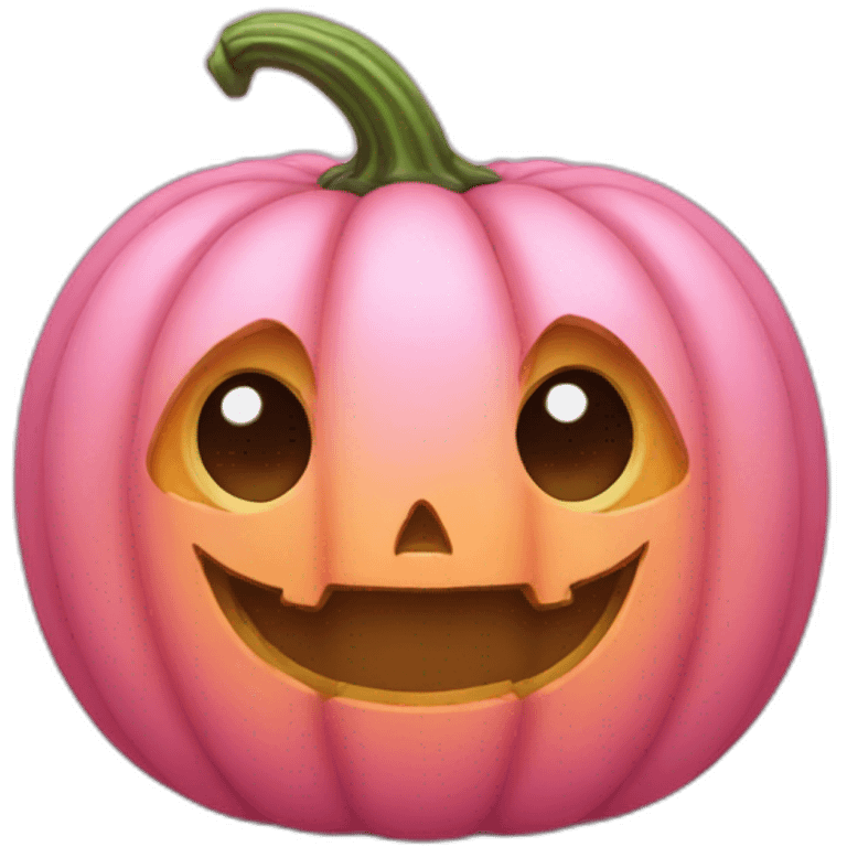 pink pumpkin emoji