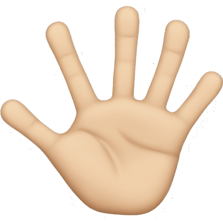 five fingers emoji