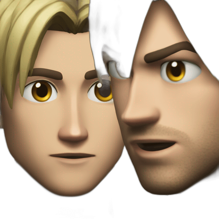 carlos Oliveira and Leon S Kennedy emoji